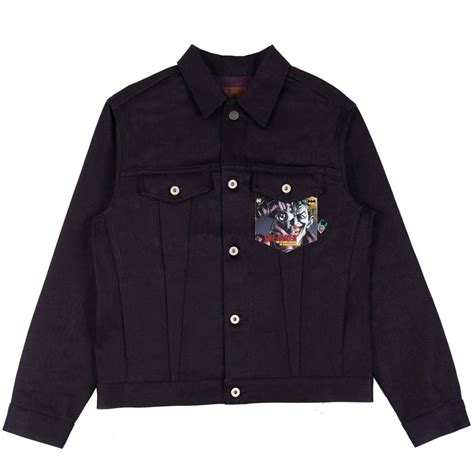 Naked And Famous Denim Jacket Joker Black Riot HK