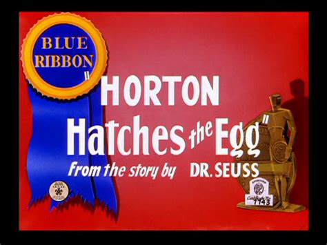 Horton Hatches The Egg Book Cover