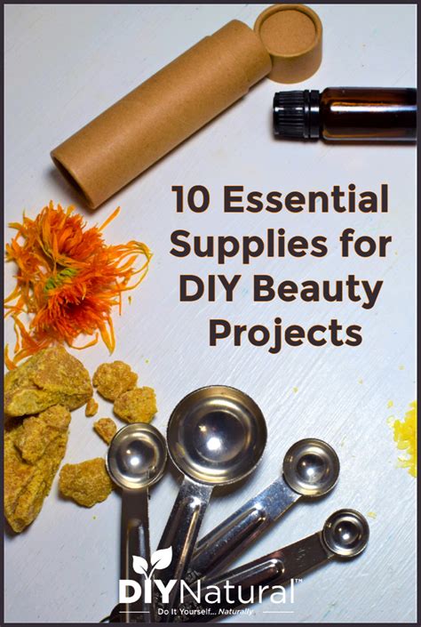 DIY Project Supplies: List of 10 Essential Supplies For DIY Beauty Projects