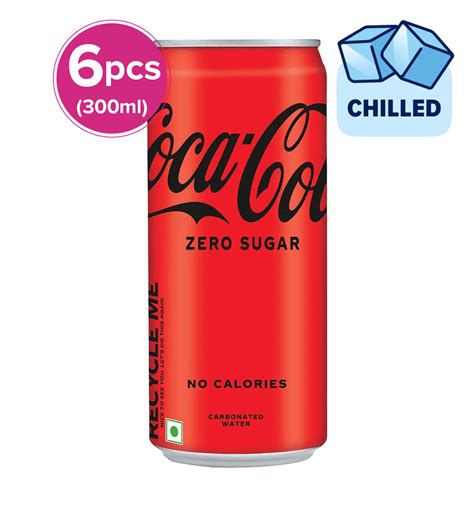 Buy Coca Cola Coca Cola Zero Soft Drink Can 6 Pieces Online At Rs 240