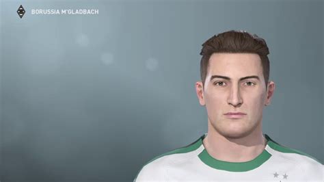 PES 2019 BORUSSIA MÖNCHENGLADBACH created players face hair YouTube