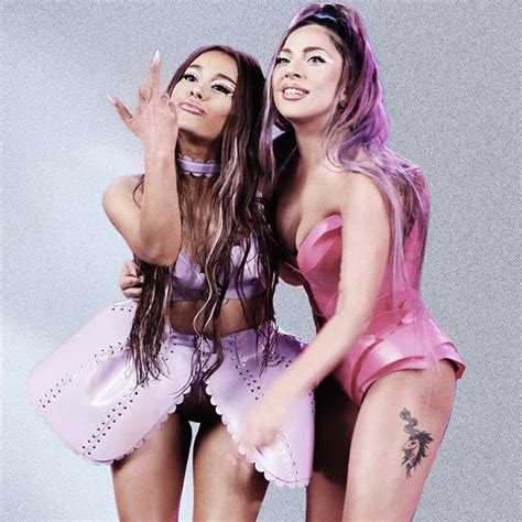 レディー・ガガ（lady Gaga）とアリアナ・グランデ（ariana Grande）がコラボした新曲『レイン・オン・ミー』がリリースされた。