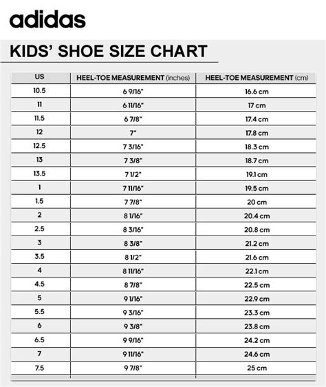 Adidas Size Chart Kids Clothing | ubicaciondepersonas.cdmx.gob.mx