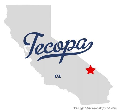 Map of Tecopa, CA, California