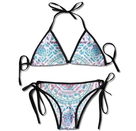 Mandala Floral Boho Hippie Style Women Girls Bikini Sets