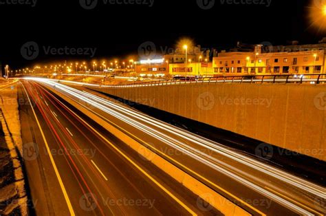 Street lights at night 34198492 Stock Photo at Vecteezy