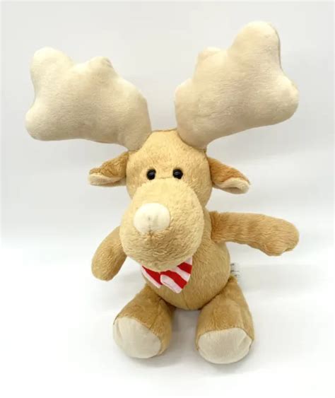 Ferrero Rocher Kinder Chocolate 12” Moose Reindeer Deer Plush Striped