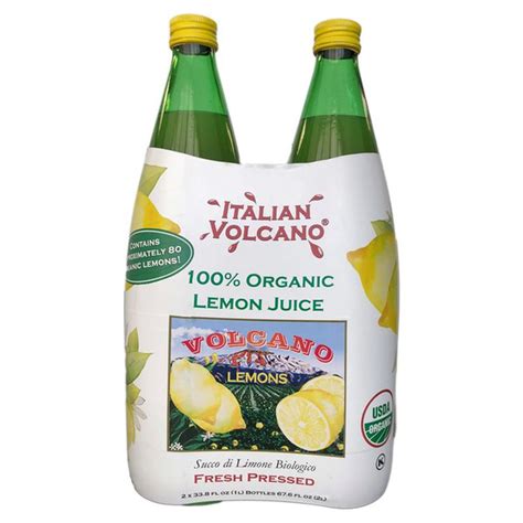 Italian Volcano Bottled Lemon Juice 1 L Costco Costco Organic