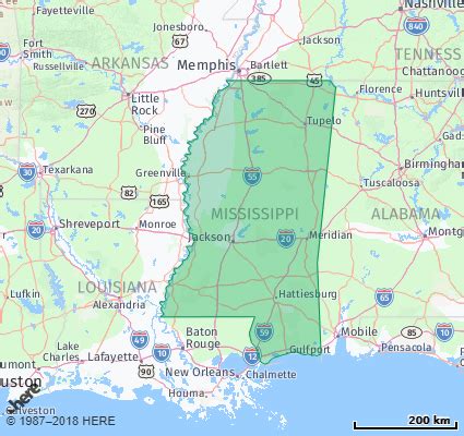 Mississippi Zip Code Map Free - Deeann Geraldine