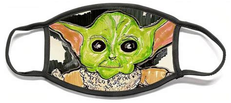 The Child Baby Yoda Star Wars Mandalorian Face Mask By Geraldine