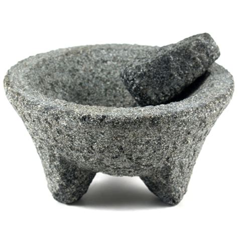 Molcajete Mortar And Pestle Pitzotl Of Volcanic Stone Beautiful