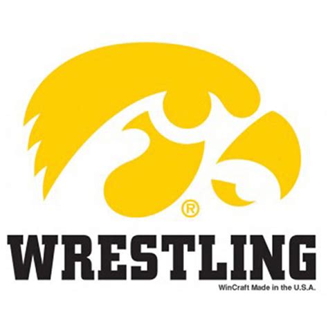 Iowa Hawkeyes Wrestling Decal