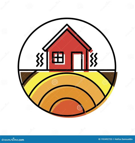 Earthquake Vector Icon Isolated On Transparent Background, Earth ...