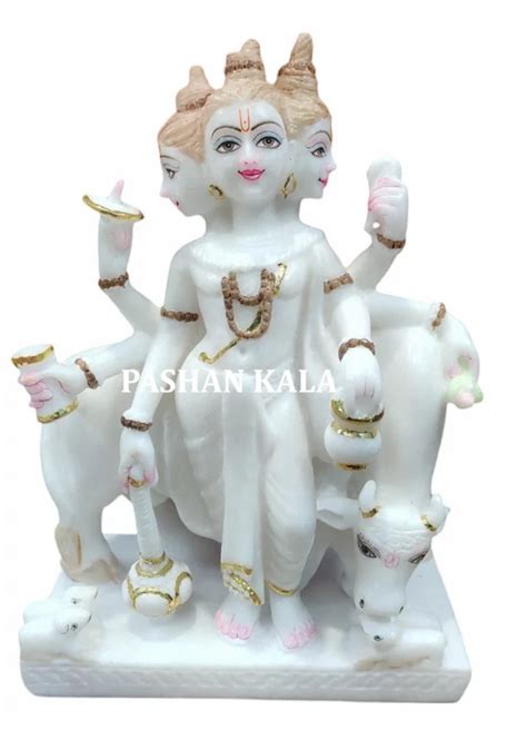 White Marble Dattatreya Statue Temple At Rs In Agra Id