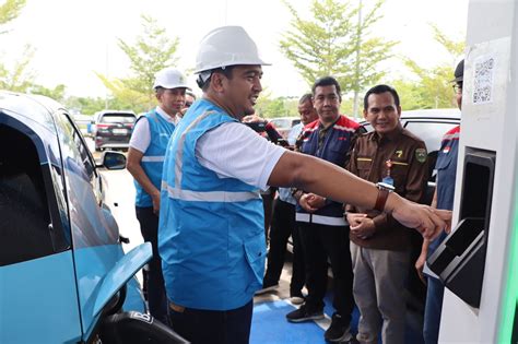 Spklu Tersedia Di Semua Rest Area Jalur Mudik Tol Trans Sumatera Jawa