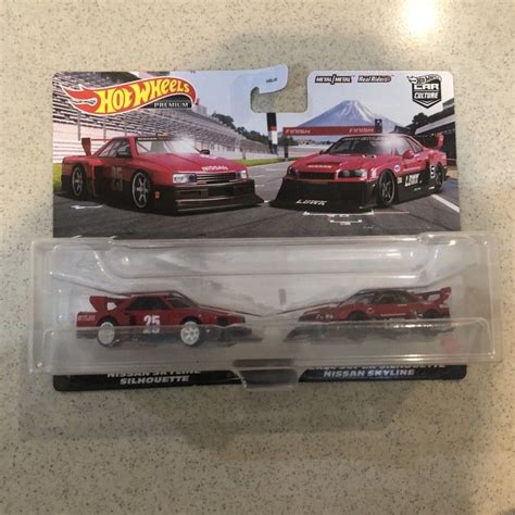 Hotwheels Twin Pack Lb Er Super Nissan Silhouette Nissan Skyline Hw Premium Hot Wheels Car