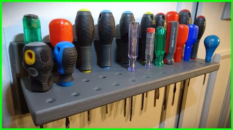 How To Make A Simple Screwdriver Storage Rack Scrap Wood Diy Project