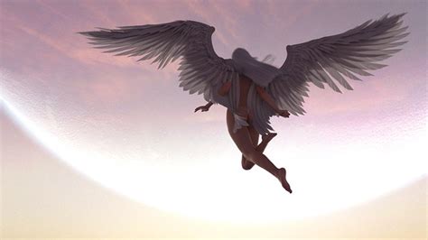 Download Angel, Wings, Sunset. Royalty-Free Stock Illustration Image ...