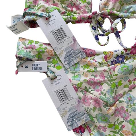 Hurley Swim Hurley Loveshackfancy X Hurley Sunny Meadow Reversible Bikini Set Nwt Poshmark