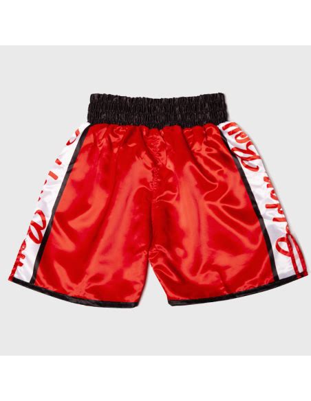 Pantalon De Boxe Golden Boy Rouge