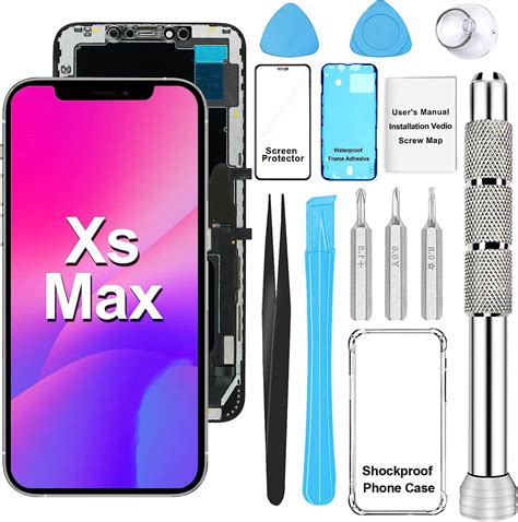 Iphone Xs Max Screen Replacement D Touch Screen Lcd Display Tool Set