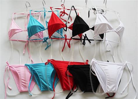 Basic Bikini Super Chic 2 Piece Swimsuit Multiple Colors Shopee