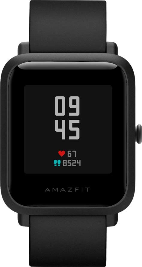 Best Buy Amazfit Bip S Smartwatch Mm Polycarbonate Carbon Black