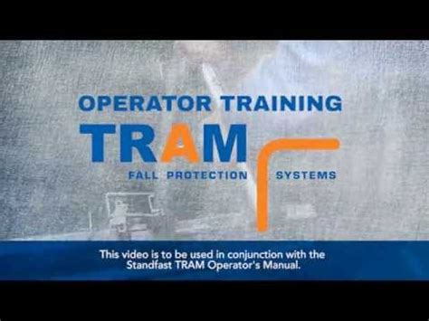 Standfast Tram Fall Protection Systems Operator Training Youtube