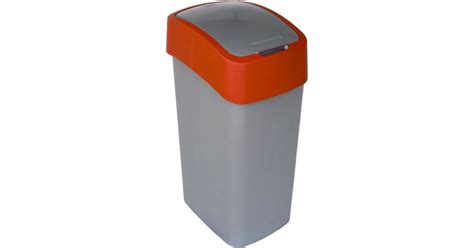 Curver Pacific Flip Waste Bin For Segregation Tilting 50L Red