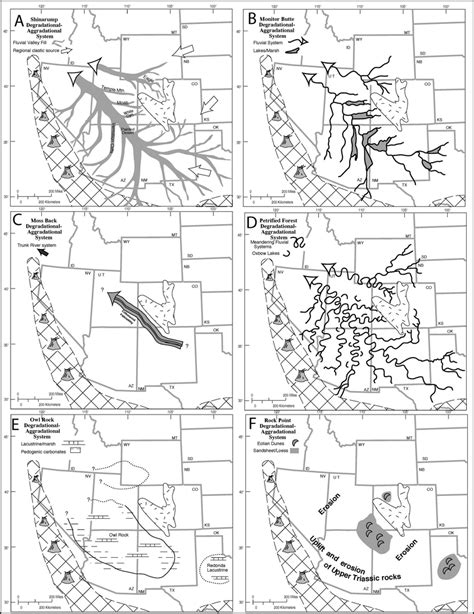 Paleogeographic Maps Of The Triassic Western Interior Basin Modified