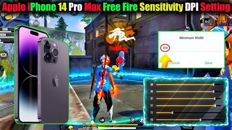 Apple Iphone Pro Max Free Fire Sensitivity Dpi Headshot Setting