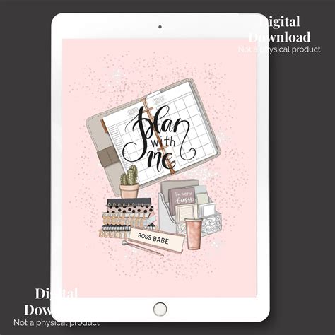 Boss Babe Planner Covers Printable Cover Pages Printable Notebook