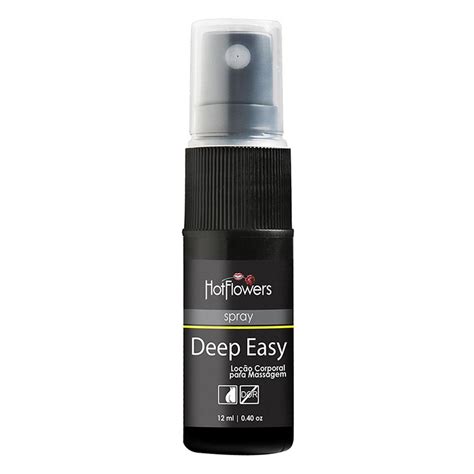 Deep Easy Spray Anestésico Anal Novità Lingerie e Sex Shop