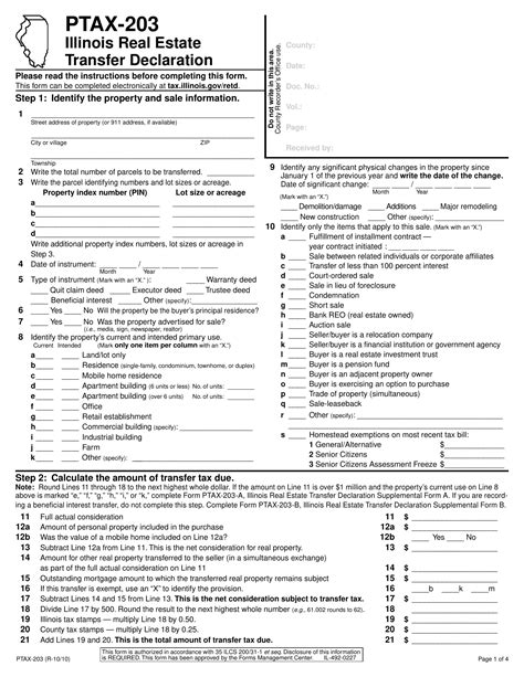 Illinois Pdf Forms Fillable And Printable