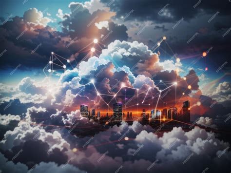 Premium Ai Image Cloud Computing Concept Abstract Cloud Connections