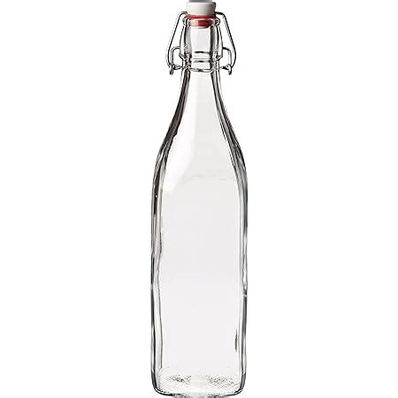 Bormioli Rocco Square Swing Bottle 33 75 Ounce Amazon In Home Kitchen