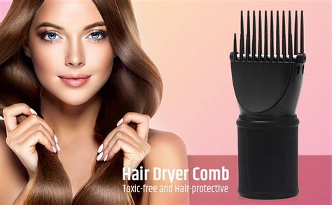 Segbeauty Blow Dryer Comb Attachment Black Brush Attachments For Hair Dryer