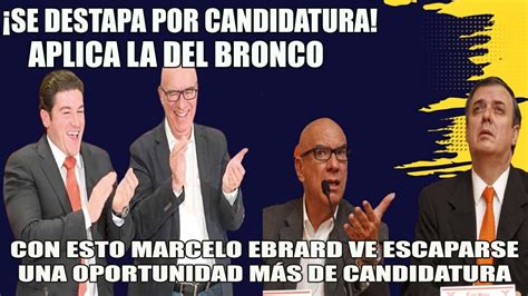 NO CUMPLIÓ SU PALABRA IRIA POR LA PRESIDENCIAL EBRARD Y EL PRIAN