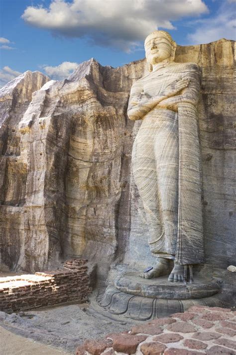 Gallone Vihara Polonnaruwa Sri Lanka Stockbild Bild Von Kultur