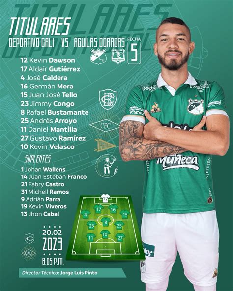 Deportivo Cali On Twitter Este Es El 11 Titular De Deportivo Cali