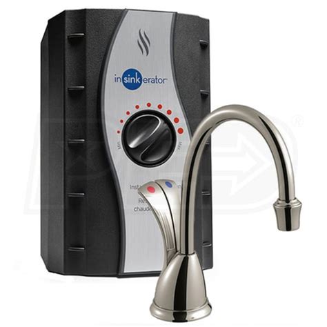 InSinkErator HC WAVES Involve Wave Hot Cold Water Dispenser With Tank Satin Nickel Finish