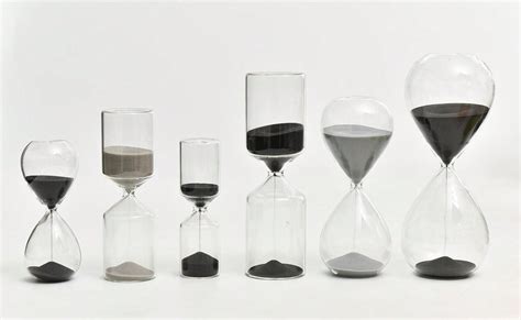 1pc 5-Minute Hourglass Timer, Grey Sand And Transparent Glass Column Hourglass, Desktop ...