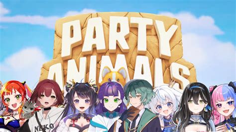 ふにゃふにゃの動物たちが殴り合うゲーム【party Animals】vtuber 宝玉あかね 個人vtuber Youtube