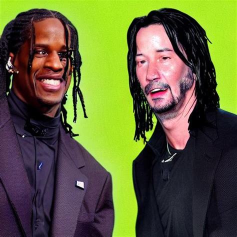 Travis Scott And Keanu Reeves Concert Fortnite Edp44 OpenArt