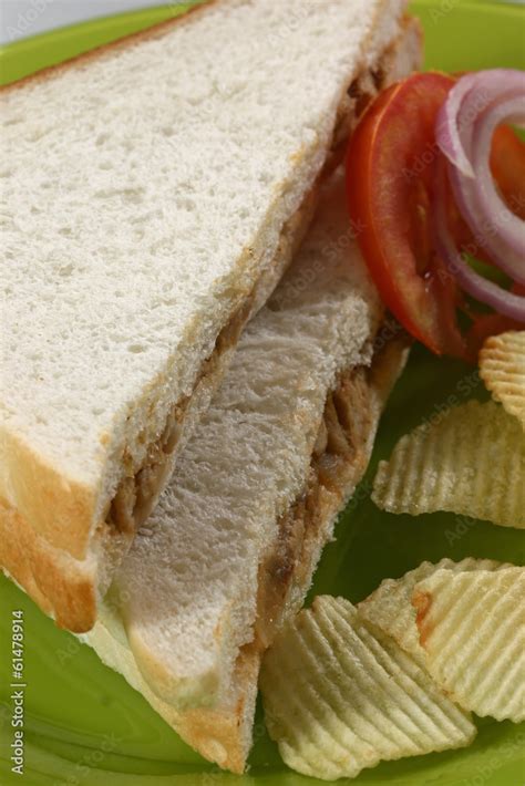 Chicken tex max Sandwich Stock Photo | Adobe Stock