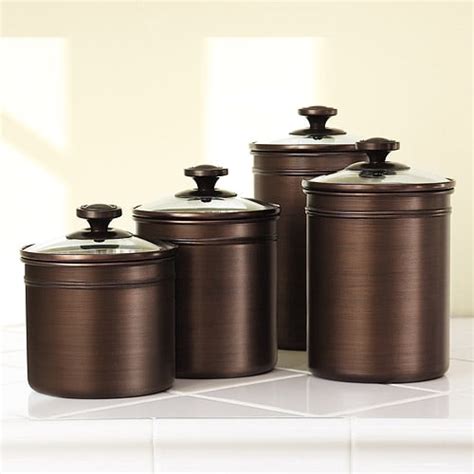 Canopy Bronze 4pc Canister Set