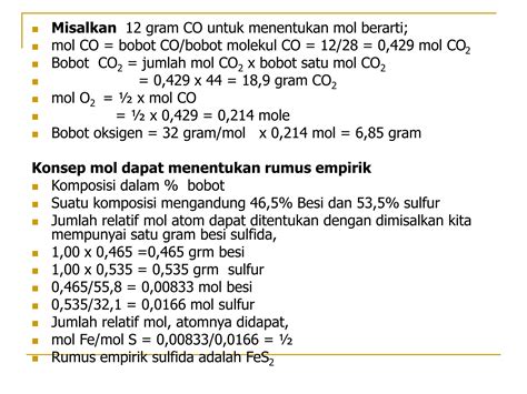 Konsep Mol Massa Atom Relatif Avogadro Ppt Free Download