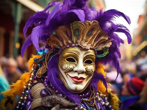 Free Photo | Mardi gras celebration in new orleans