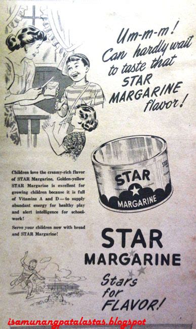 ISA MUNANG PATALASTAS: 99. Brand Stories: STAR MARGARINE, Philippine ...