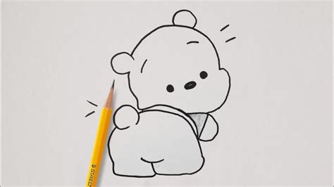 Cute Teddy Bear Drawing Tutorial